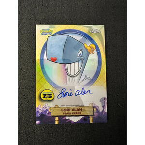 Pearl Krabs Lori Alan Auto - 2025 Topps Chrome SpongeBob